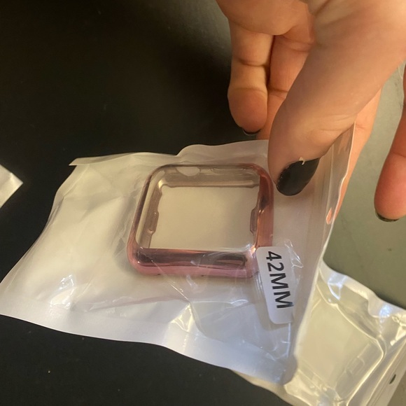 Apple Watch screen protector pink and clear - Picture 5 of 7